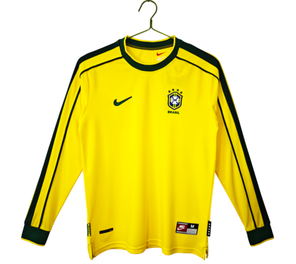 Brasil Retro 1998 1º Equipación (MANGA LARGA)